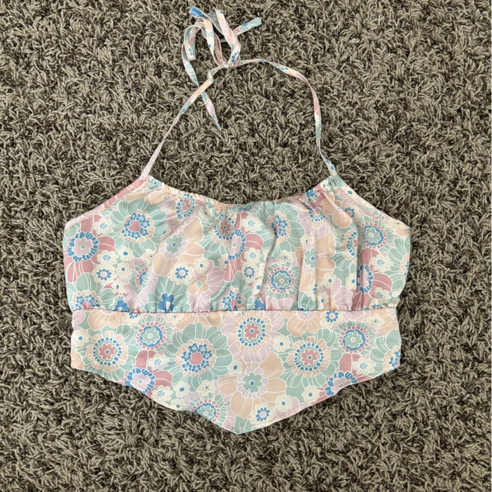 Tilly’s Floral Halter Top
